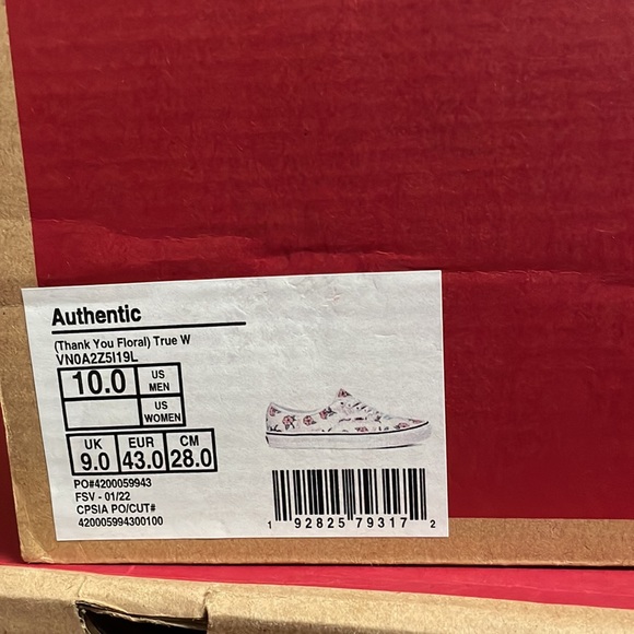 Vans Authentic Thank you floral true white - Picture 8 of 8